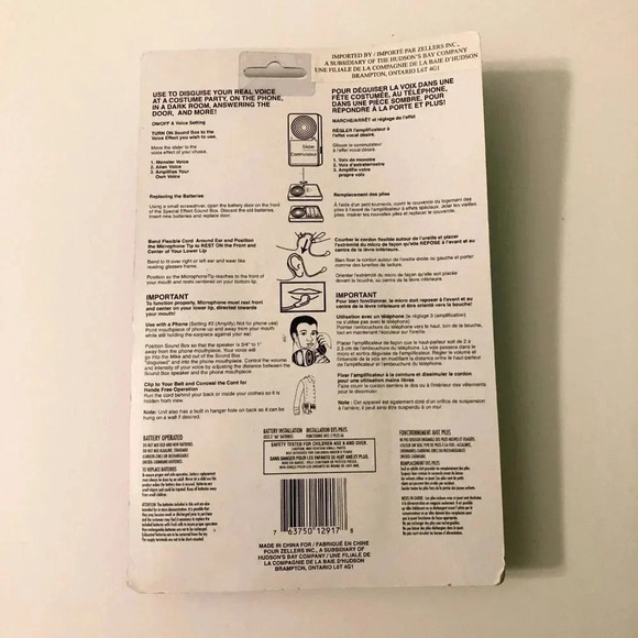 Haunted Halls Alien  Voice Changer Hands Free Microphone Halloween - Picture 6 of 12